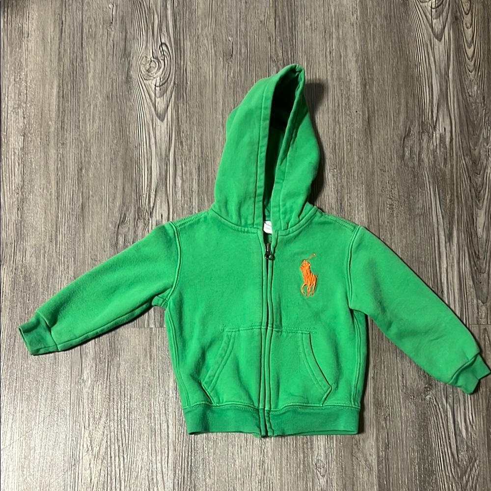 Ralph Lauren zip up hoodie -Size 24m
